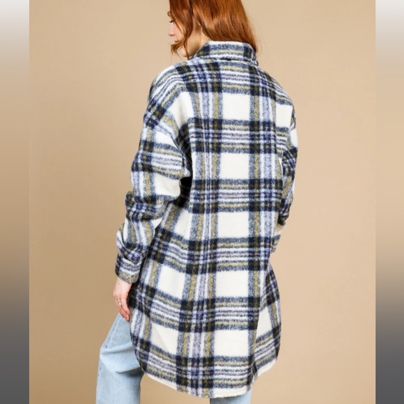 Only Plaid Shacket - Picture 3 of 6